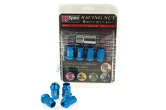 Wheel lug nuts D1Spec Replica 40mm M12x1,25 Blue