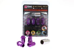 Wheel lug nuts D1Spec Replica 40mm M12x1,25 Purple