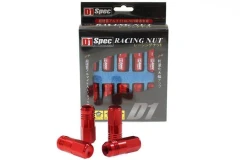 Wheel lug nuts D1Spec Replica EW M12x1,5 Red