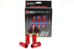 Wheel lug nuts D1Spec Replica HEX M12x1,25 Red