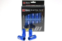 Wheel lug nuts D1Spec Replica HEX M12x1,5 Blue