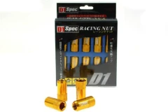 Wheel lug nuts D1Spec Replica HEX M12x1,5 Gold