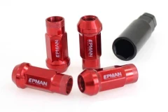 Wheel lug nuts Epman JDM M12x1,25 Red