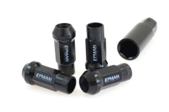 Wheel lug nuts Epman JDM M12x1,5 Black