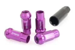 Wheel lug nuts Epman JDM M12x1,5 Purple