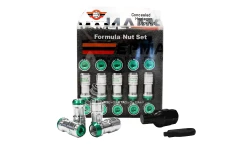 Wheel lug nut JDM Performance M12x1,5 Green Locking