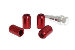 Wheel lug nut M12x1,5 L:32mm Red