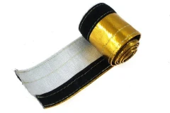 TurboWorks Heat resistance hose cover 20mm x 1m Gold