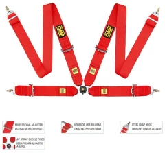 Racing Seat Belts OMP 801F FIA