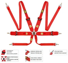 Racing Seat Belts OMP 806F FIA