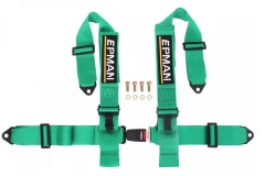 Racing seat belts 4p 3" Epman Green