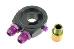 TurboWorks Oil Cooler Adapter Black AN10