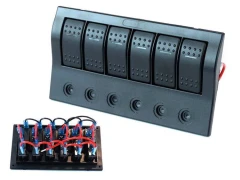 Switch 12/24V IP68 (ON)-OFFx1, ON-OFFx5, 3B 5A, 2B 10A, 1B 15A