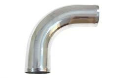 Aluminium pipe 90deg 70mm 30cm