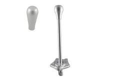 Short Shifter BMW E90 E82 - silver long aluminium shift knob