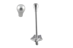 Short Shifter BMW E90 E82 - silver short aluminium shift knob