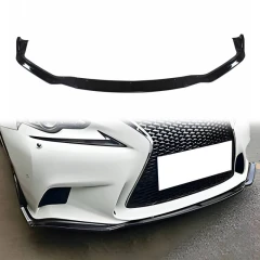 Front Lip Lexus IS F 14-16 GLOSSY Black