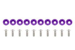 Decorative screws M6x1.0 15mm JDM Purple