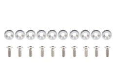 Decorative screws M6x1.0 15mm JDM Silver