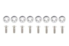 Decorative screws M6x1.0 15mm D1 Silver