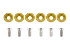 Decorative screws M8x1.25 15mm JDM Gold