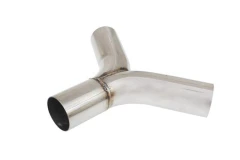 Exhaust tee 120st 63/63mm 304SS