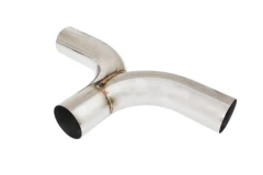 Exhaust tee 180st 51/63mm 304SS