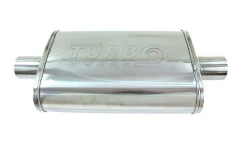 Center Muffler 57mm TurboWorks LT 409SS 355mm