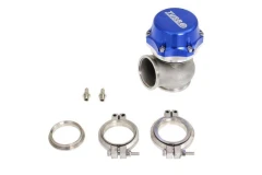 TurboWorks External WasteGate 50mm 0.5 Bar V-Band Blue