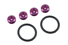 Bumper Trunk Fasteners Quick Release Purple