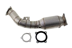 Audi Q5 2.0TFSI downpipe with heat shield