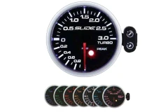 Slide PK-SC Gauge  52mm - Turbo Electric -1 do 3 BAR