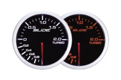 Slide WA Gauge 52mm -  52mm - Turbo Electric -1 do 2 BAR