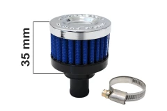 Simota Crankcase Breather Filter 20mm Blue