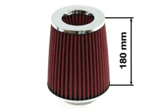 Simota Air Filter H:180mm DIA:60-77mm JAUWS-018A Red