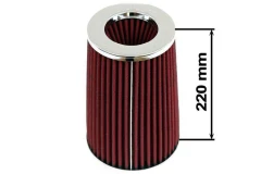 Simota Air Filter H:220mm DIA:60-77mm JAUWS-022A Red