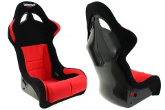 Racing Seat Bimarco Futura Velvet Black Red FIA