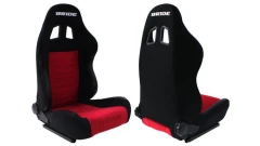 Racing seat RAPID Bride Velvet Red Black