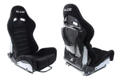 Racing seat SLIDE X3 suede Black S