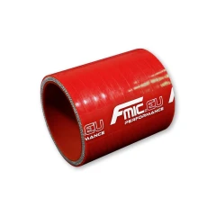 Straight silicone connector FMIC 102mm 10CM Red