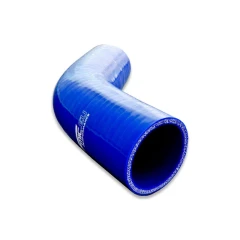 Silicon elbow FMIC 45 ° 102mm Blue