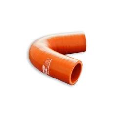 Silicone elbow FMIC 135 ° 38mm Orange