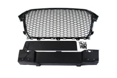 Grill Audi A4 B8 RS-Style Gloss Black 12-15 PDC