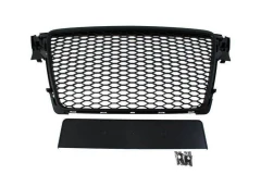 Grill Audi A4 B8 RS-Style Gloss Black 08-12 PDC