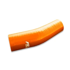 Silicone reducing elbow FMIC 23st 45 / 54mm Orange