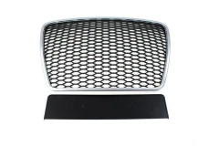 Grill Audi A6 C6 RS-Style Matt Silver-Black 09-11