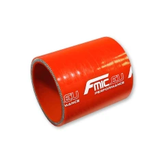 FMIC straight silicone connector 114mm 10CM Orange