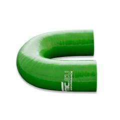 Silicone elbow FMIC 180 ° 35mm Green