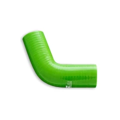 Silicone elbow FMIC 67 ° 102mm Green