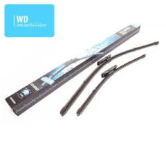 Front set dedicated silicon wiperblades Saab 9-5